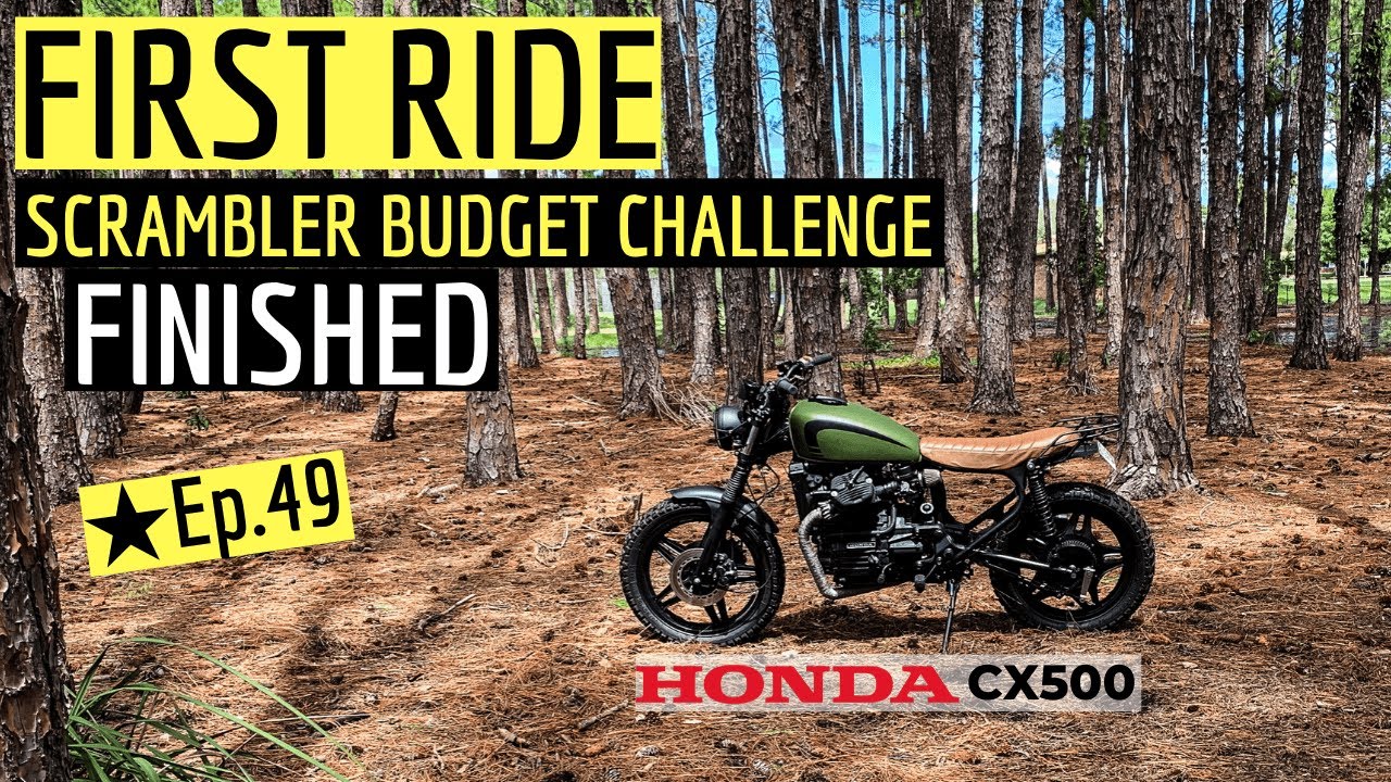 FIRST RIDE ★ Honda CX500 Scrambler on a Budget Challenge Completed