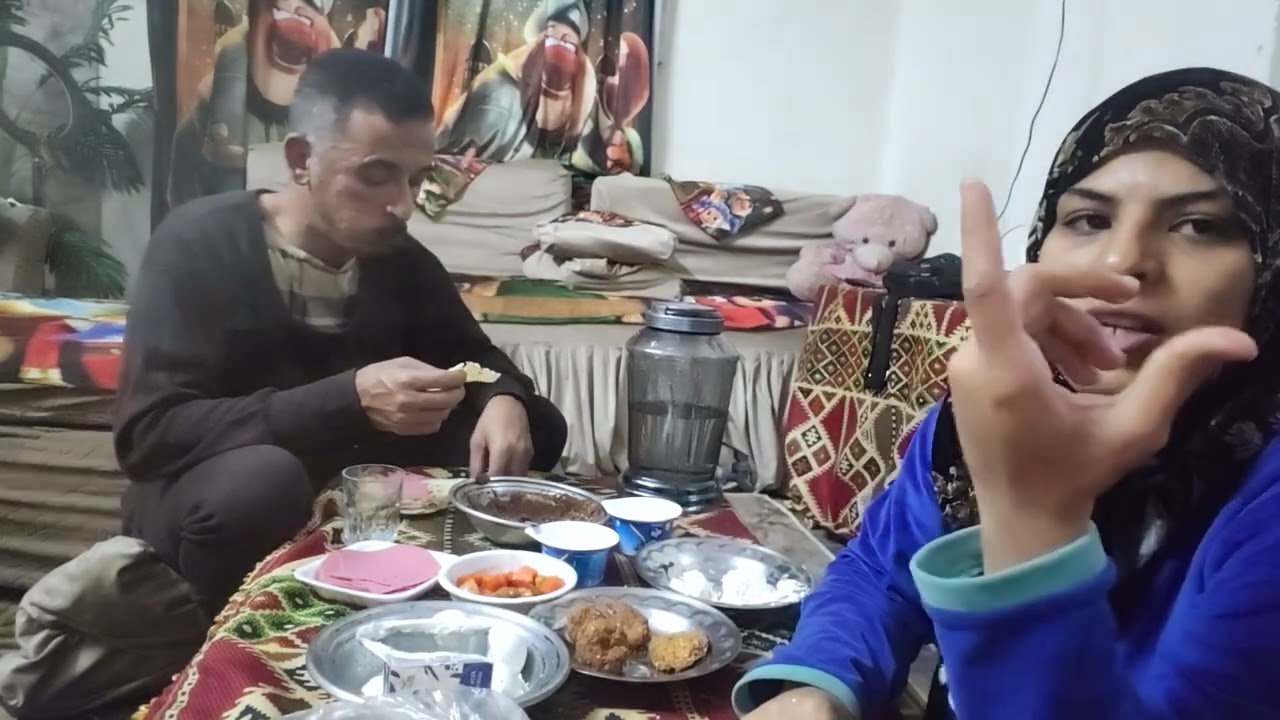 احلى سحور انا وابو ادم حبايب قلبي ام ادم كل سنه وانتم طيبين يا حبايبنا🌙🌟👌👌❤❤