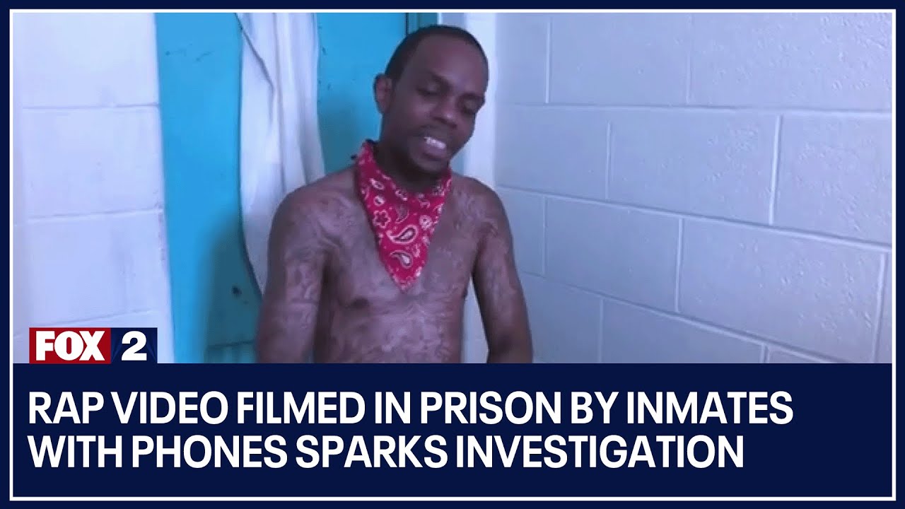 Rap video filmed in prison by inmates with phones sparks investigation