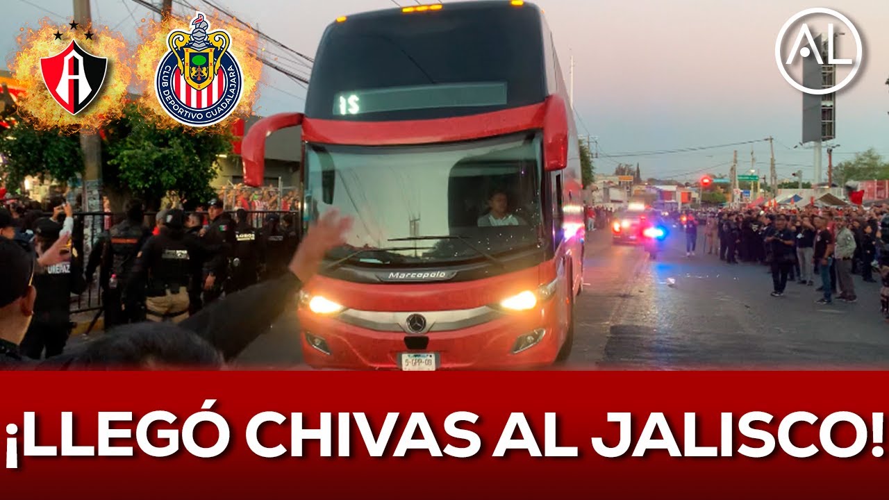 🚨¡LLEGÓ CHIVAS AL JALISCO! EL CLÁSICO VS ATLAS SE ENCIENDE! ASÍ FUE LA RECEPCIÓN