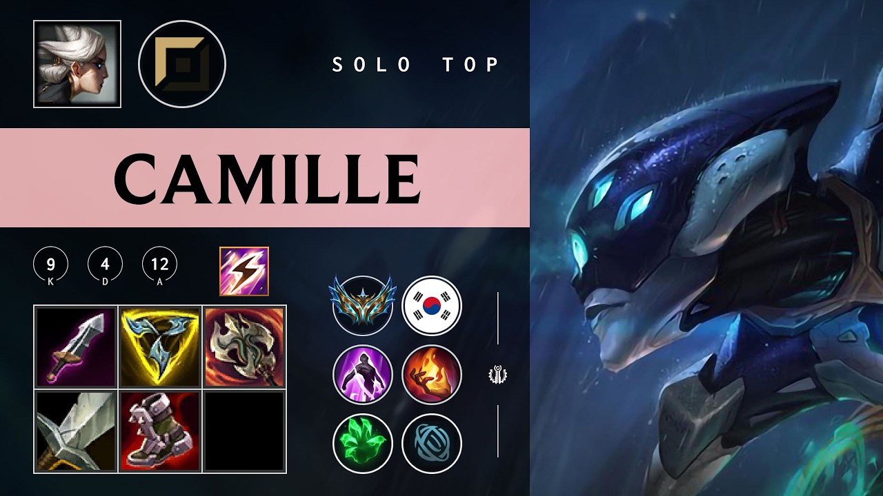 Camille Top vs Olaf - KR Challenger Patch 26.07