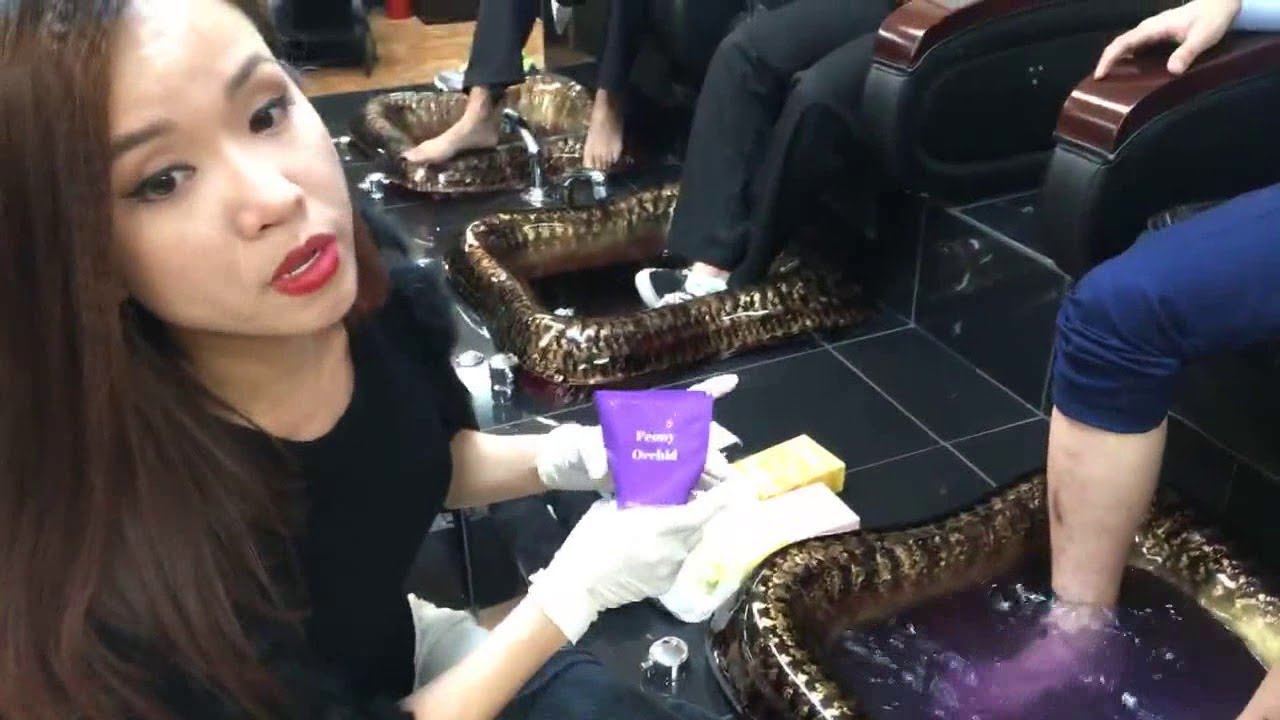 Hướng dẫn cách làm luxury organic rejuvate pedicure and menicure