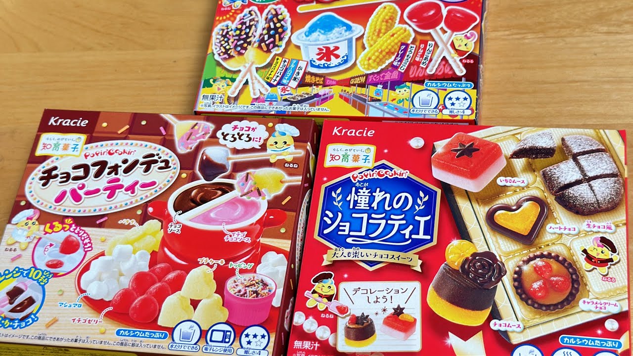 Only Popin'Cookin' making Interesting Japanese Candy Souvenirs for ASMR