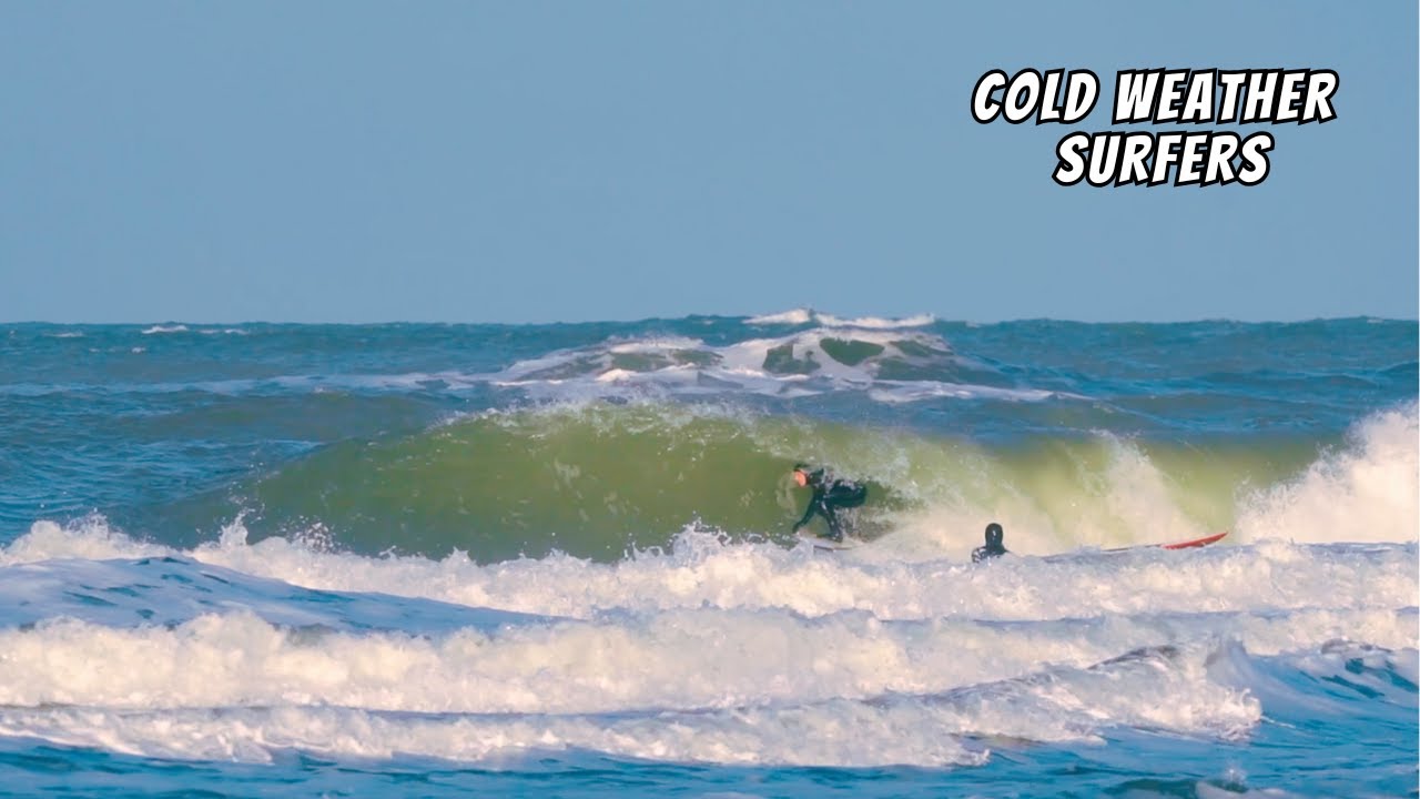 COLD WATER SURFING NETHERLANDS | Barrels, Wipeouts & Fun!! RAW Surf Session