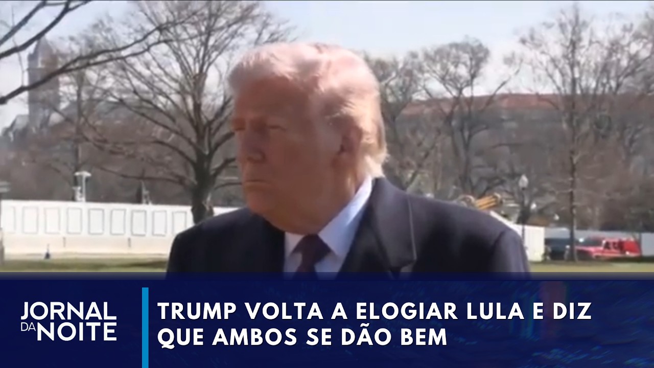 Donald Trump volta a elogiar Lula: 