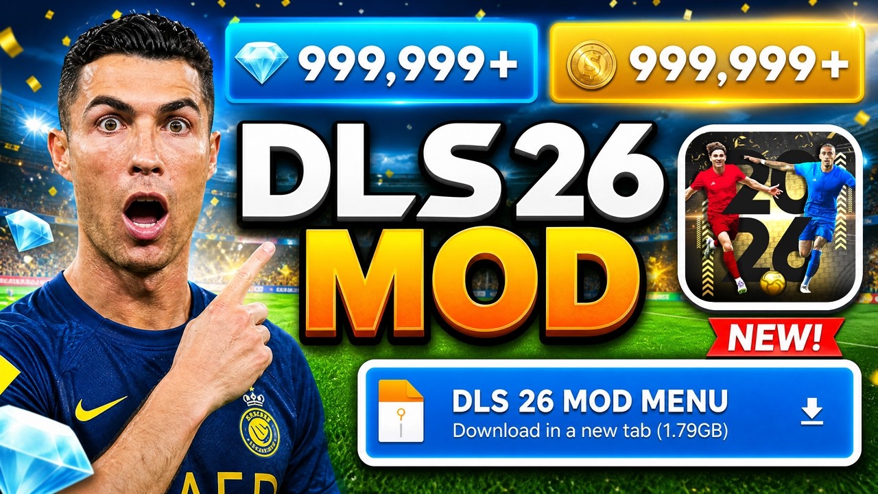 🔥 DLS 26 HACK/MOD 2026 🤑 UNLIMITED DIAMONDS & COINS in Dream League Soccer 26 (Android/iOS)