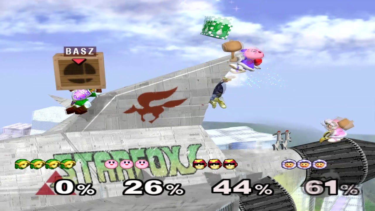Super Smash Bros Melee (GCN) Melee VS Stock Match #1