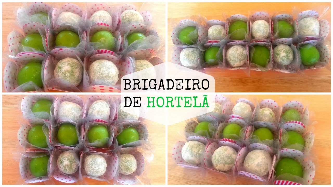 Brigadeiro de Hortelã ❤ Rápido e Fácil | Por Rúbia Carolina