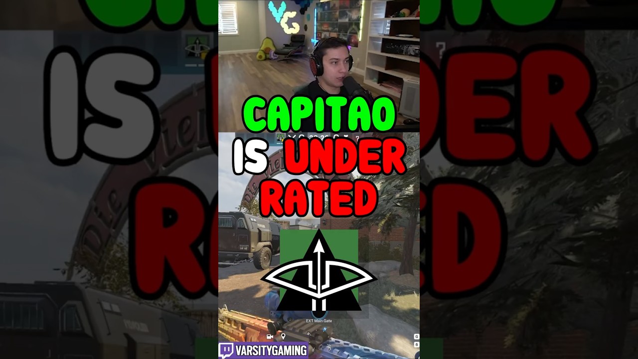 CAPITAO IS UNDERRATED (SIEGE SCHOOL) #shorts