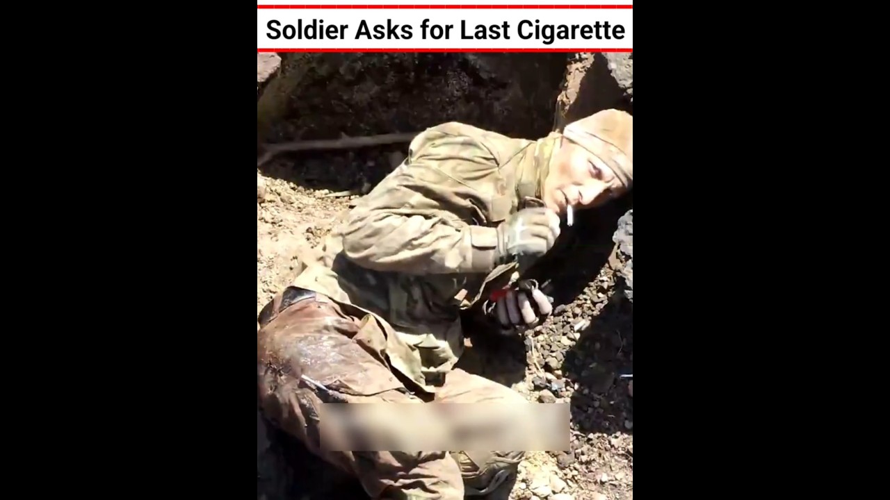 Soldier Asks for Last Cigarette #shorts