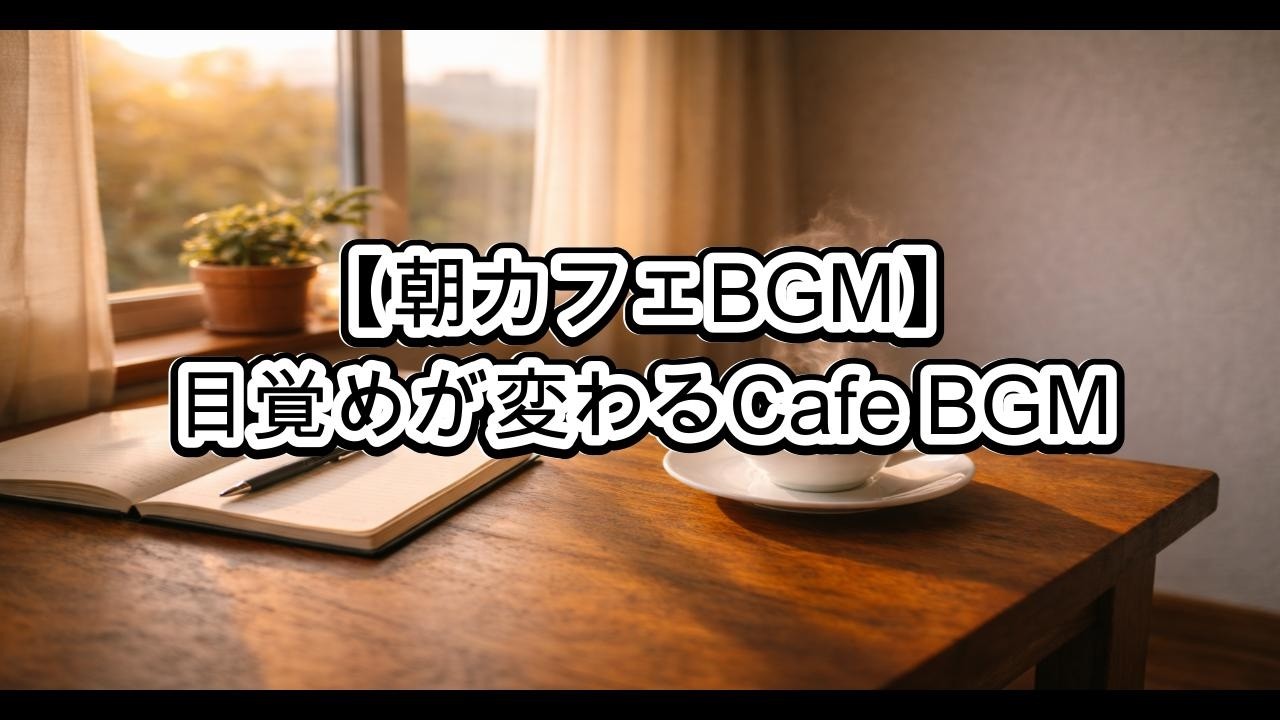 目覚めが変わる朝カフェBGM☀️｜おうちが一瞬でカフェ空間に