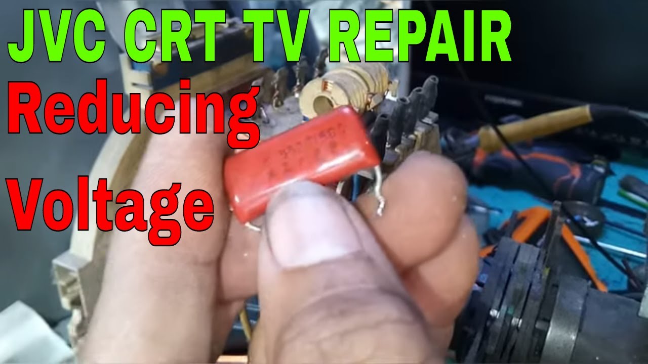 JVC CRT TV FLYBACK REPAIR | CHANGING CAPACITOR TO REDUCE  VOLTAGE | TAGALOG
