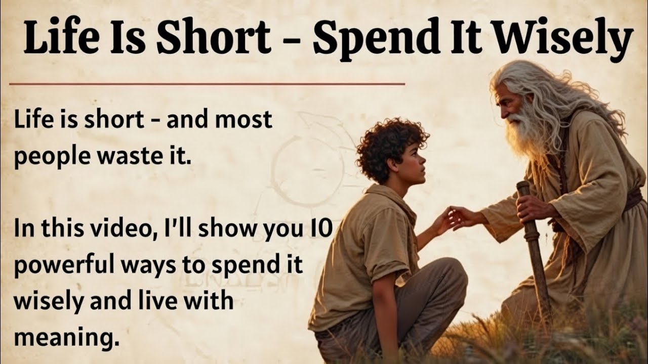 Life Is Short - Spend It Wisely ||TaleTrove English Stories|| Improve Your English Fluency ✅️ #story