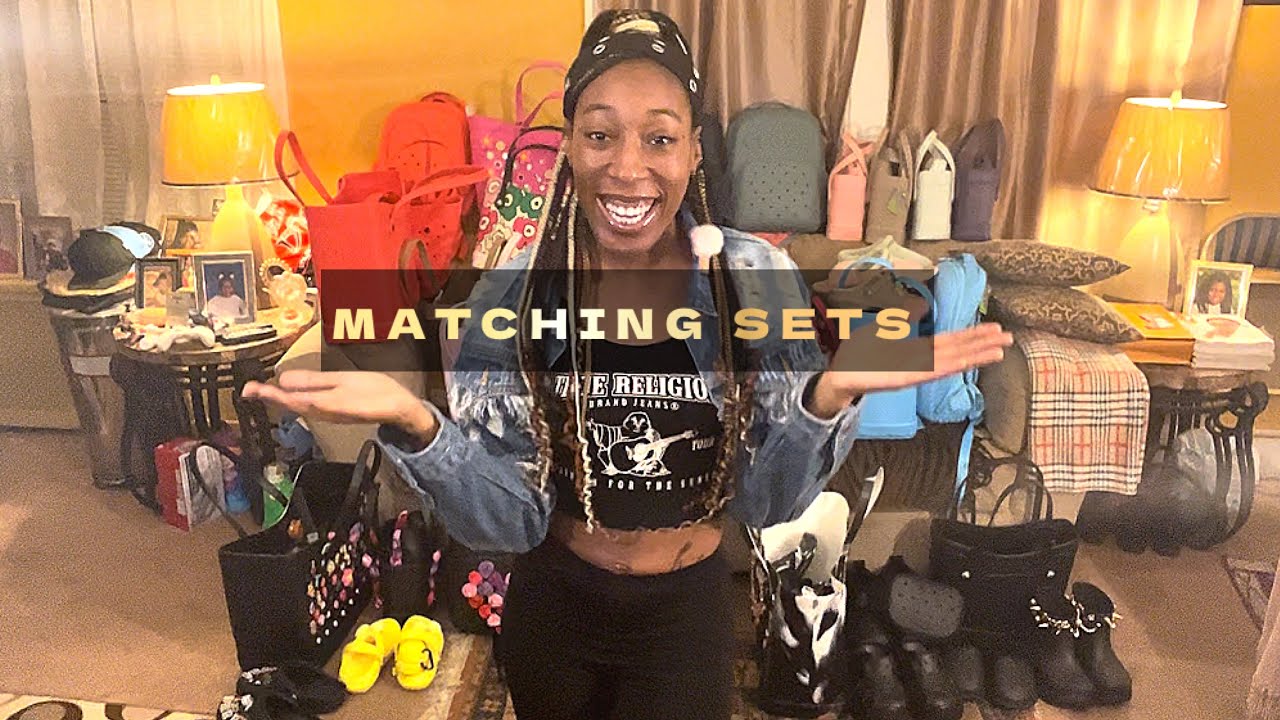 Matching Crocs & bag Sets HAUL bags & clogs #crocsandbagsets #matchingsets #matchingset
