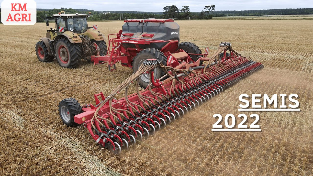 XXL SEMIS DIRECT de CAMELINE 2022 🤩 | CLAAS AXION 850 & HORSCH AVATAR 12.25 SD 💪 !!