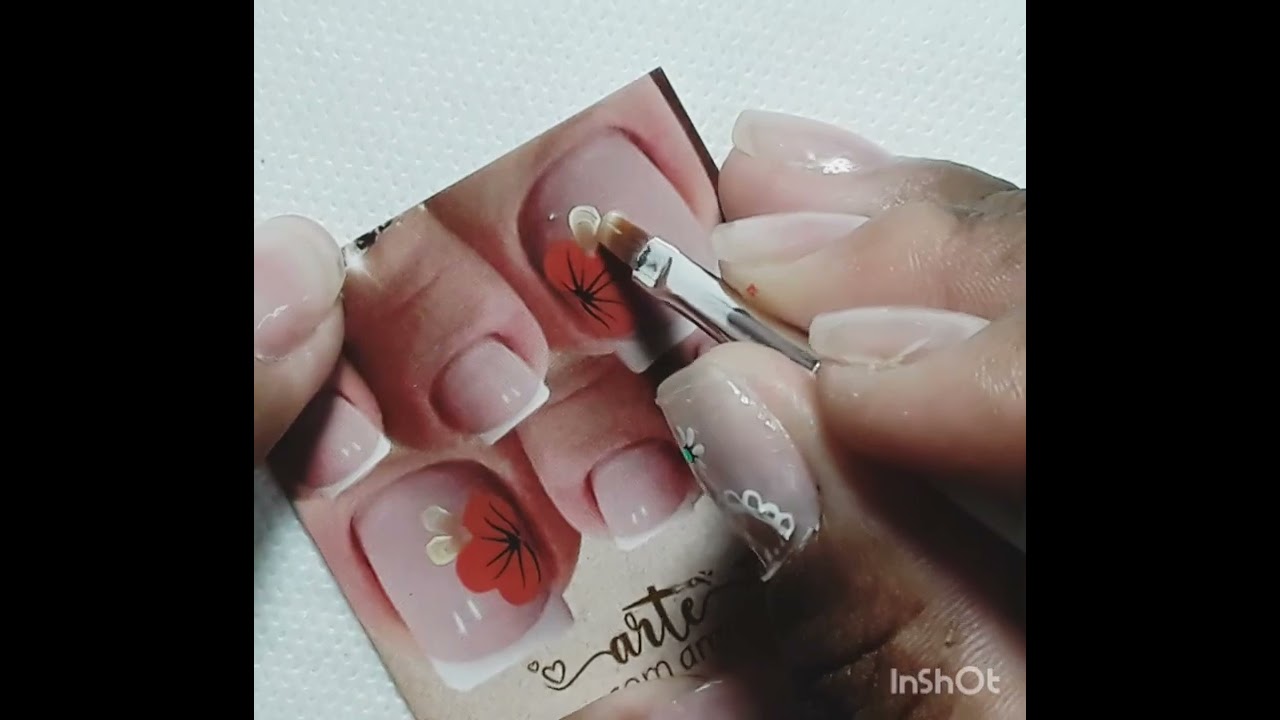 Adesivo de unhas para os pés