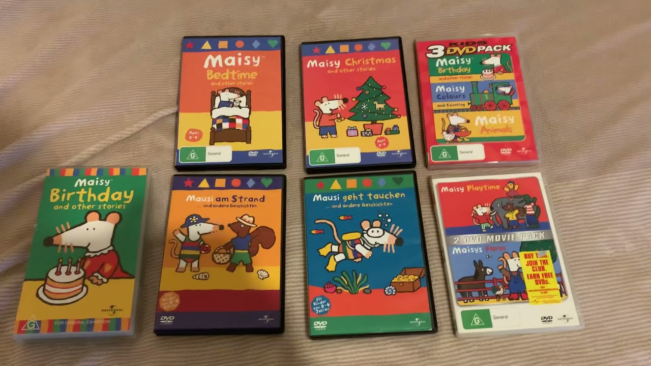 My Maisy VHS And DVD Collection