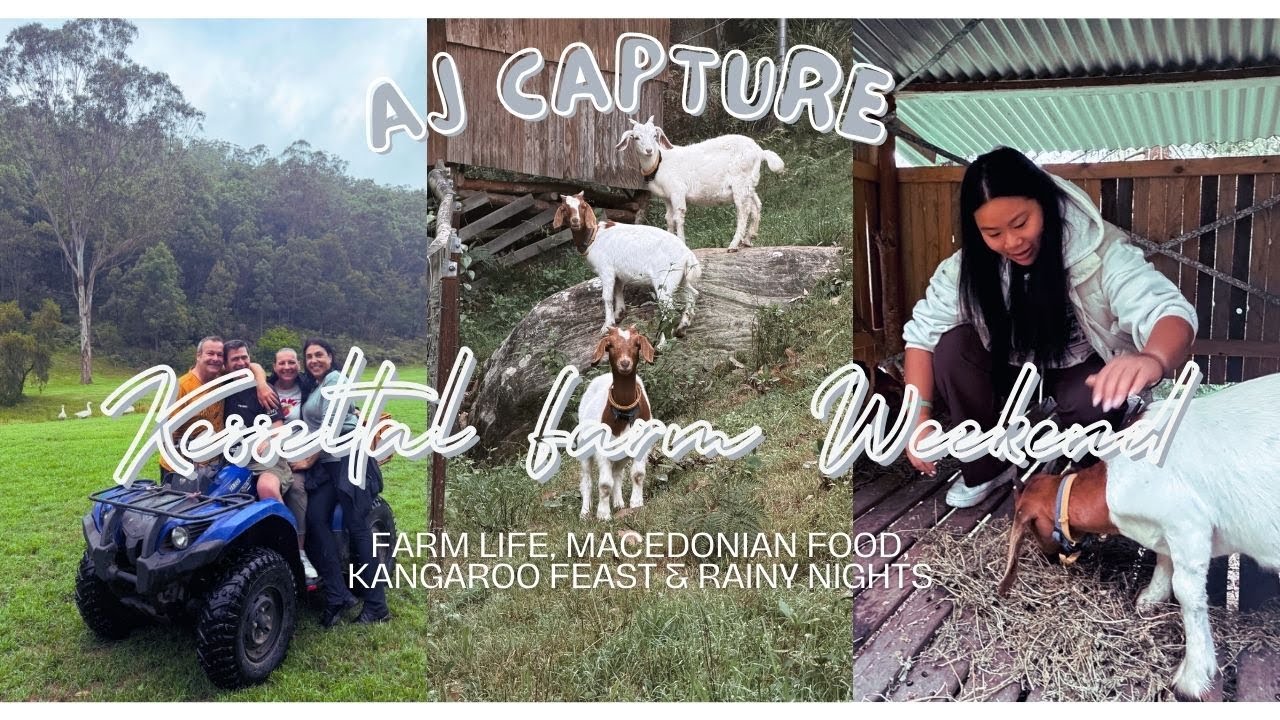 Kesseltal Farm. Weekend; Farm Life, Macedonian Food, Kangaroo Feast & Rainy Nights