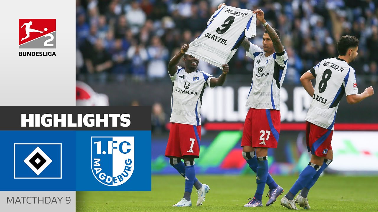 HSV Inflicts FCM's First Defeat Of The Season | Hamburger SV-1. FC Magdeburg 3-1 | Highlights | MD 9
