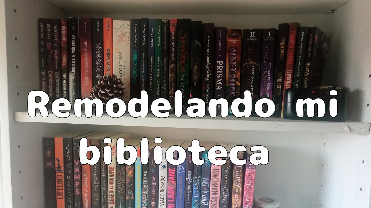 Remodelando mi biblioteca y organizando mis libros 📚