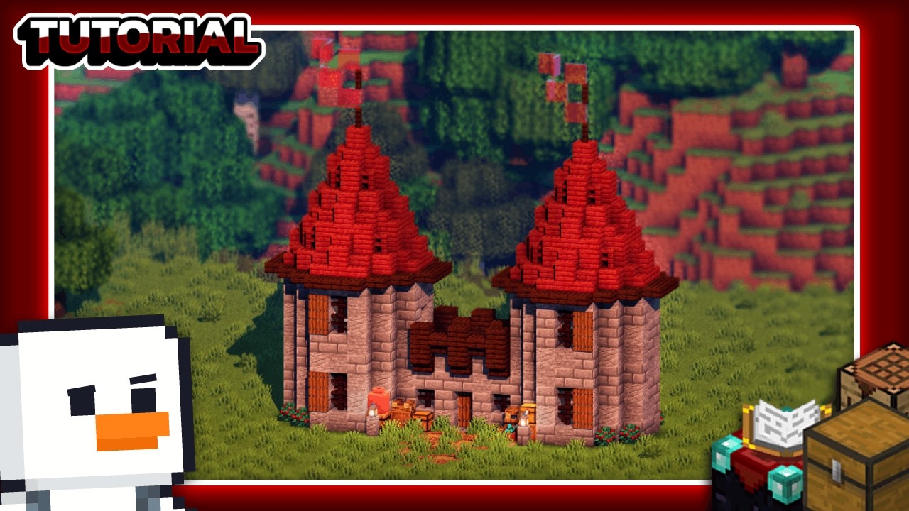 Minecraft How to Build Small Castle | ขั้นตอนการสร้างปราสาทขนาดเล็ก
