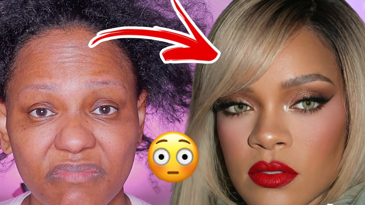 Makeup Transformation 🔥 Rihanna