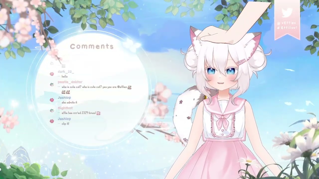 Effiez 🌸・ How do you peel your banana  「 CAT VTUBER 」05/01-23