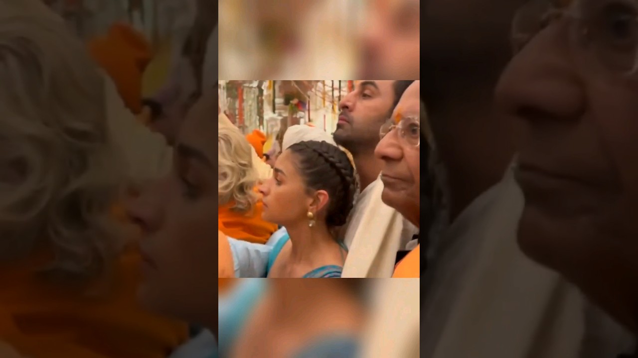Ranbir Kapoor and Alia Bhatt for Ram Mandir Darshan in Ayodhya #ranbirkapoor #aliabhatt
