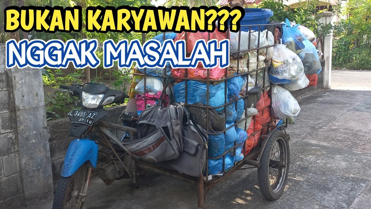 CARI UANG DARI BARANG BEKAS PAKE BECAK - andimelik