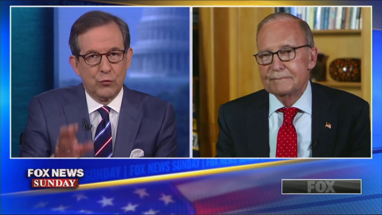 Chris Wallace Challenges Larry Kudlow: 'Let Me Interrupt Your Campaign Speech'
