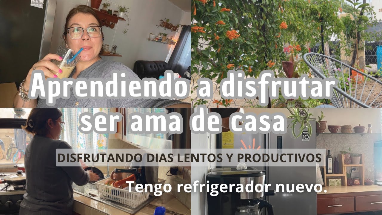 Aprendiendo a disfrutar ser ama de casa | Días lentos, hogar real y refrigerador nuevo.