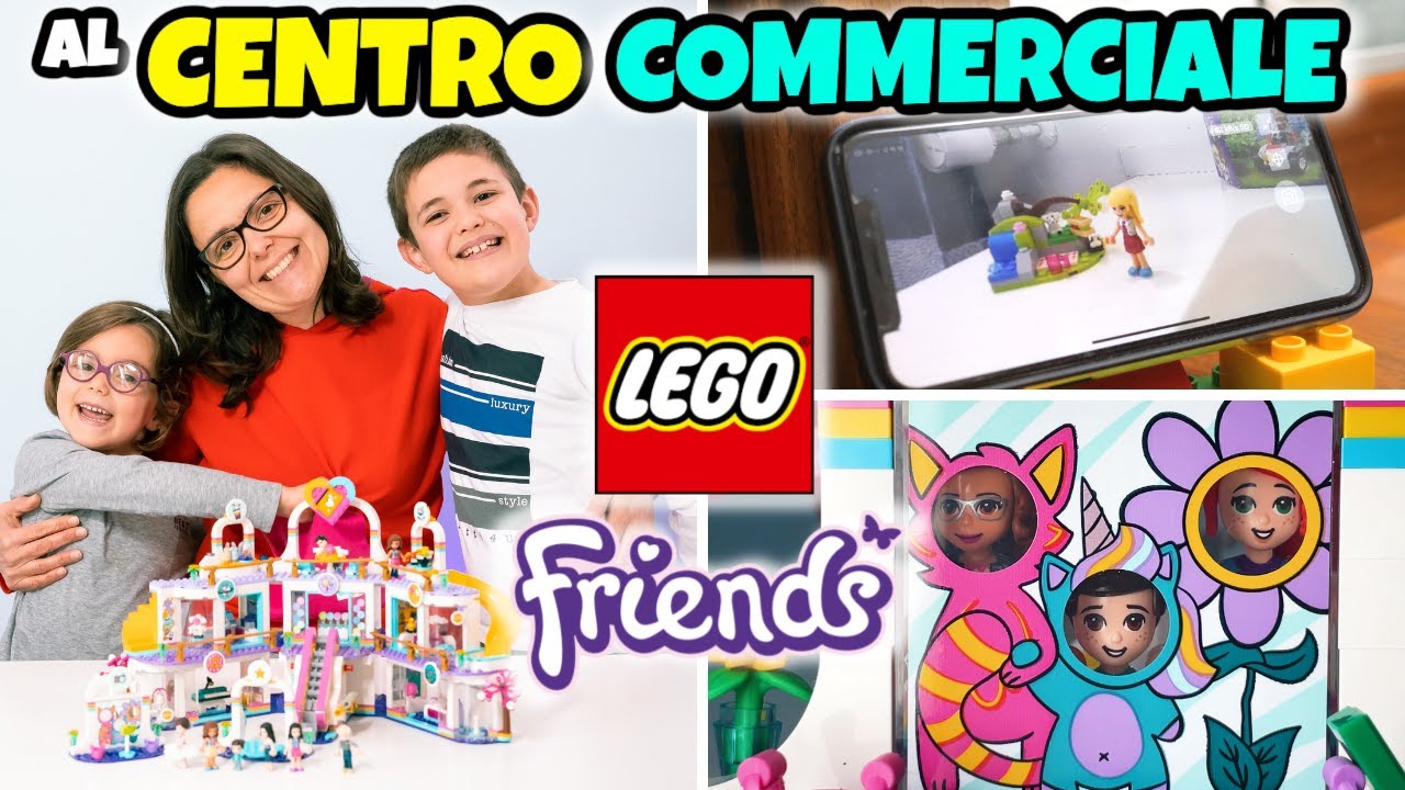ANDIAMO AL CENTRO COMMERCIALE LEGO Friends con Nicolò e Matilde