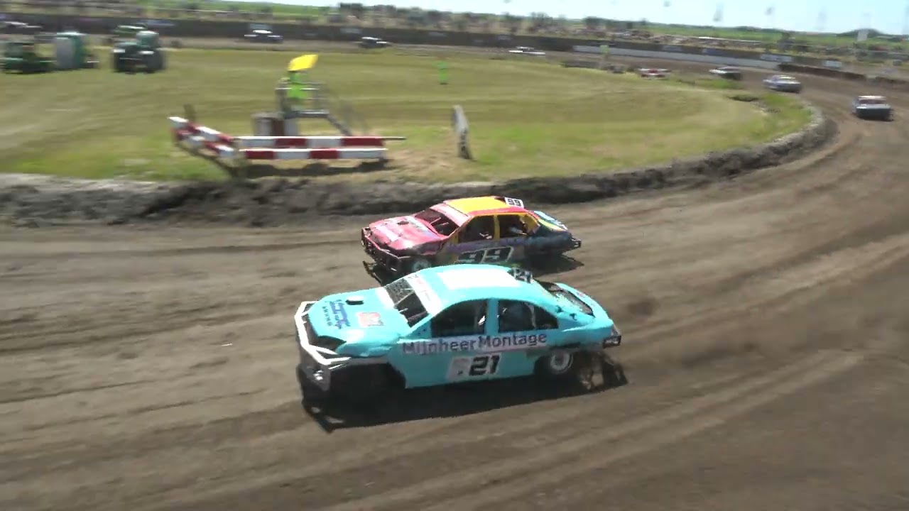 Saloons Stockcars heat 2 MAB Texel 23 juni 2024 - RaRaRacing