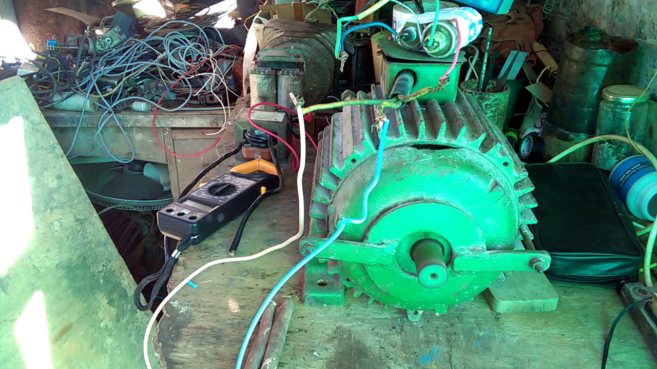 Conversión de un motor trifásico en monofásico