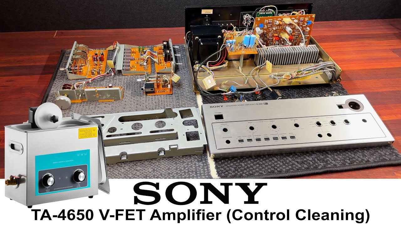 Усилитель Sony TA-4650 V-FET (Часть 2 — Чистка управления предусилителем)