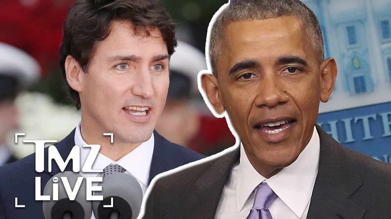 Barack Obama & Justin Trudeau: Dinner For Two | TMZ Live