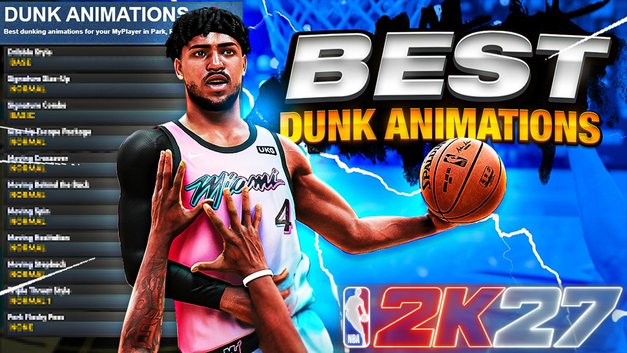 ЛУЧШИЕ ПАКЕТЫ ДАНКОВ ДЛЯ ЛЮБОГО БИЛДА в NBA 2K27 &bull; ЛУЧШИЕ АНИМАЦИИ СЛЭШЕРА / СТИЛИ ДАНКОВ