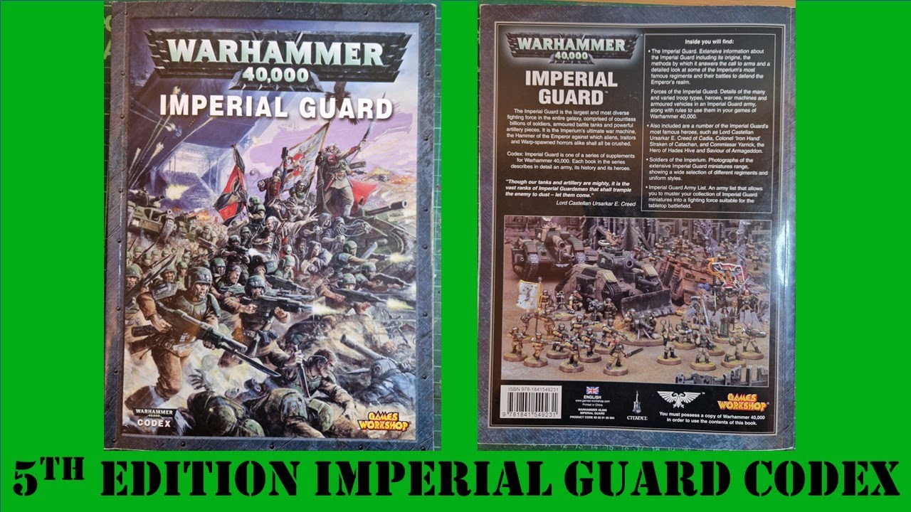 Кодекс Имперской Гвардии 5-го издания, 2009 год! | Astra Militarum | Warhammer 40,000