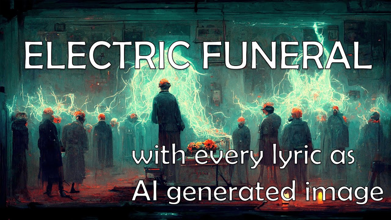 Electric Funeral  - AI illustrating every lyric
