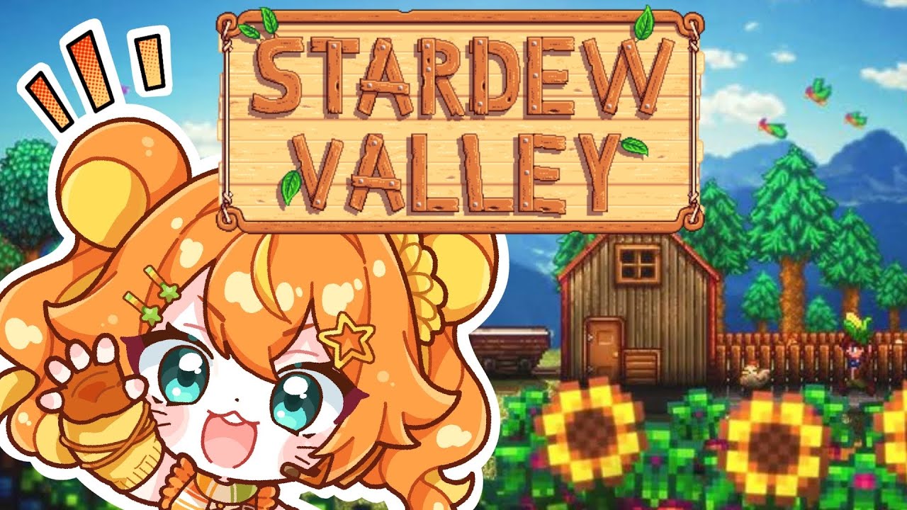 【Stardew Valley】チルい神ゲーでまったりスローライフを送る🐹👒1年目‼【スターデューバレー/ #VTuber / #只乃ハム 】