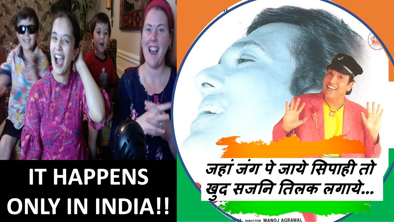 Its Happens only In India / Govinda / Happy Independence Day! Americans Reaction :)
