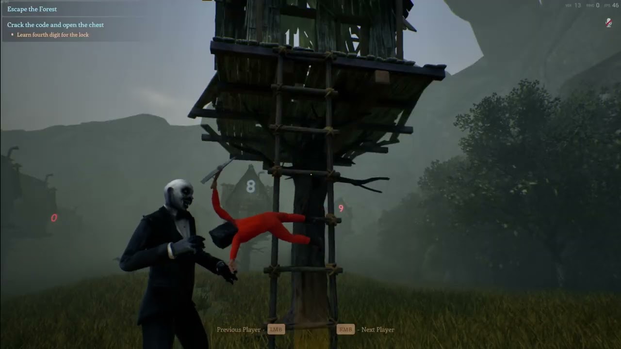 Bonez meets a sneaky butler and hacks a box - Forest Escape: Last Train playtest