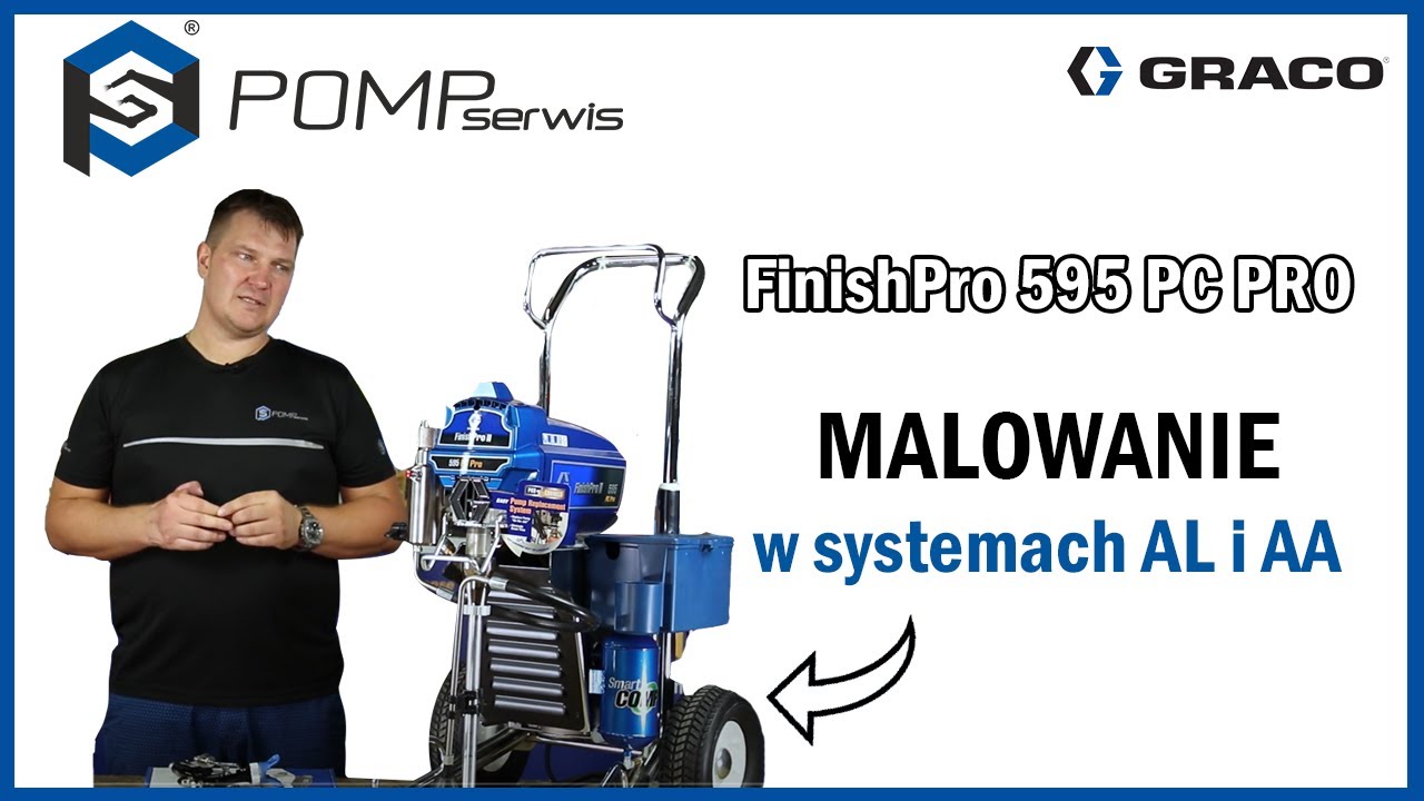 Graco FinishPro 595 PC PRO - Agregat do malowania w systemach AL i AA