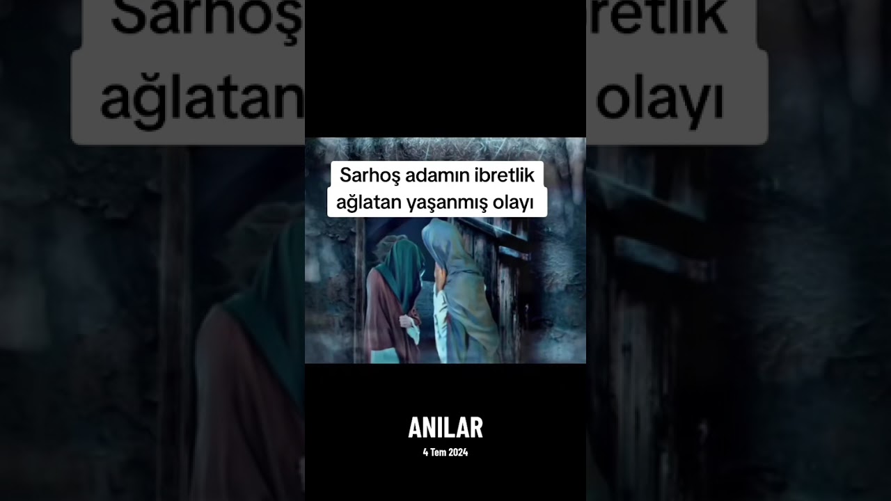 Sarhoş adamın ibretlik hikayesi