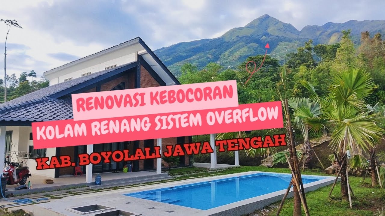 MUDAH BANGETT ‼️ CARA MEMPERBAIKI KOLAM RENANG BOCOR PARAH (AR CHANEL KOLAM RENANG)