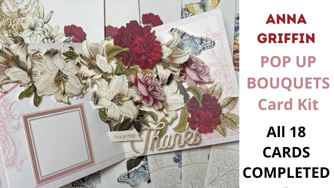 Anna Griffin Pop Up Bouquets Craft Box | Cards Completed!