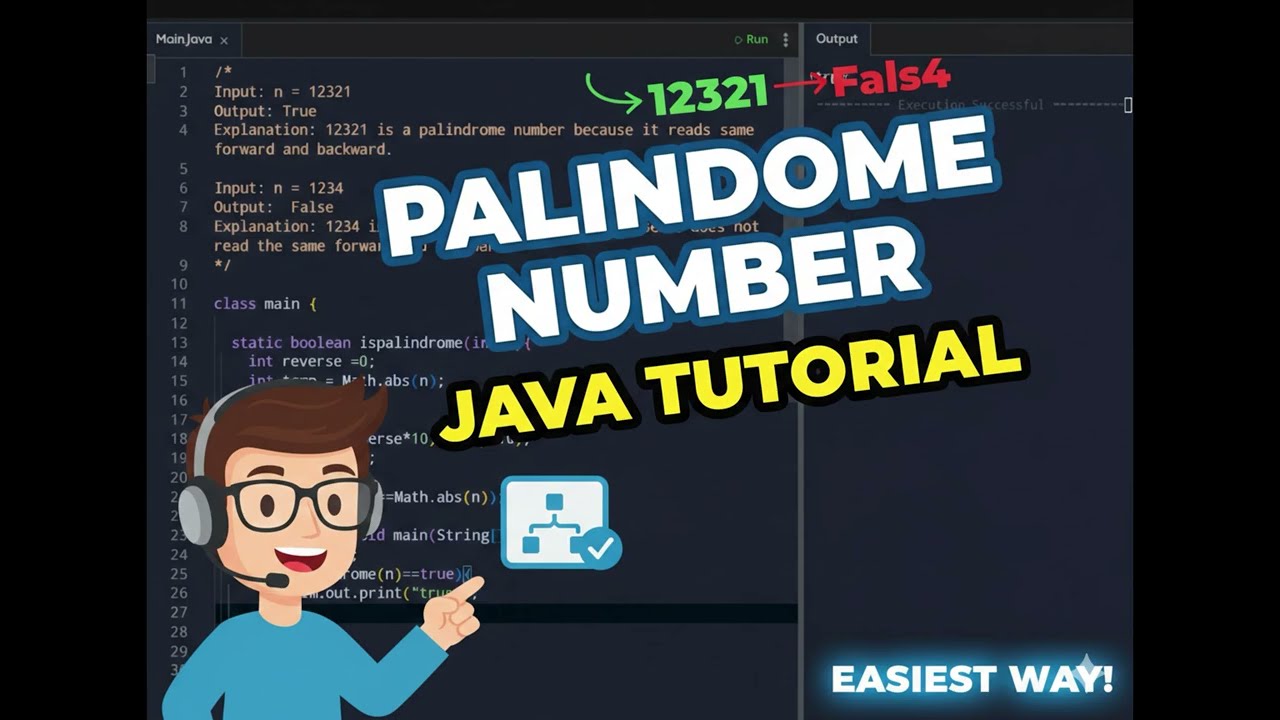 Palindrome Number: The Problem Every Interview Asks