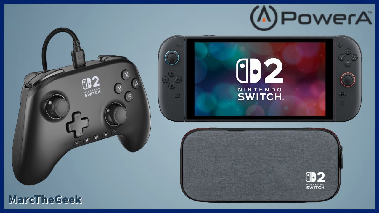 Nintendo Switch 2 Wired Controller & Case From PowerA Hands On