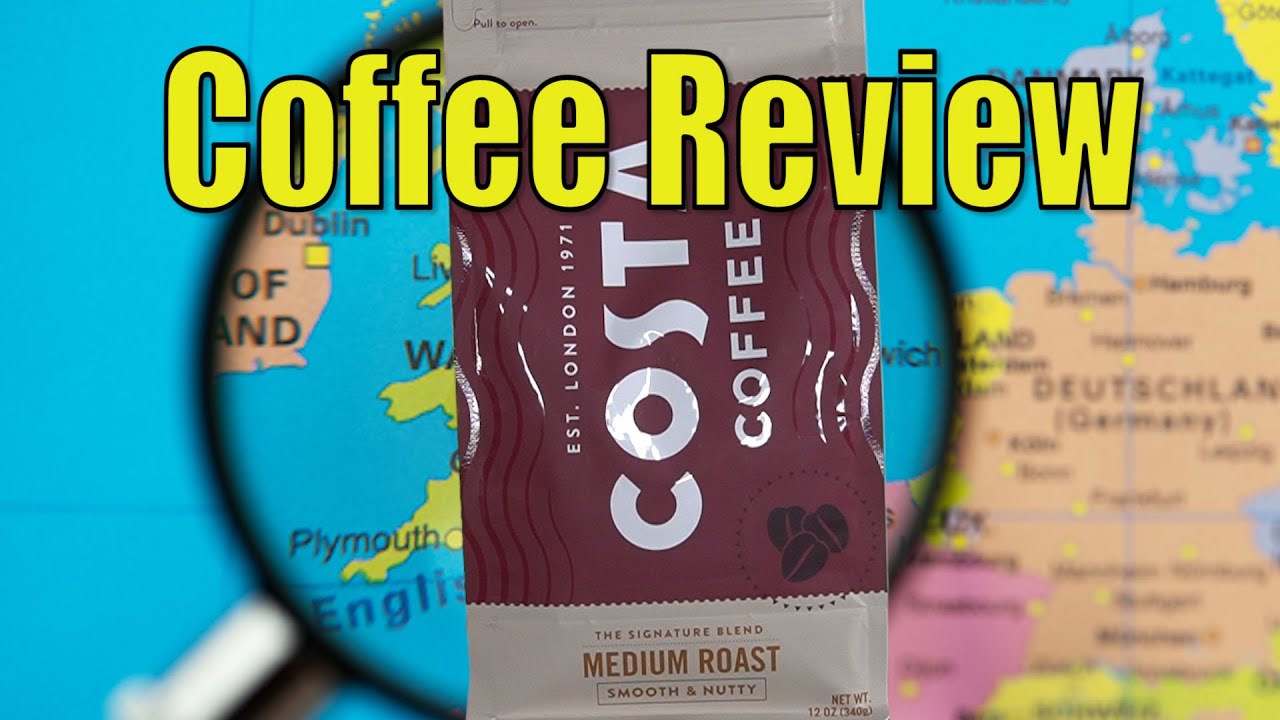 Coffee review UK Costa Coffee  - Signature Blend. Coffee roasters in England