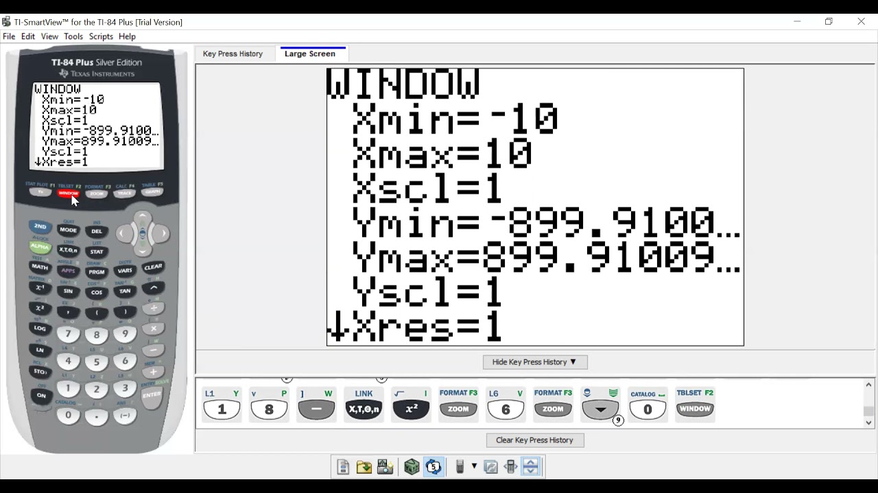 TI-83/84: finding local maxima/minima